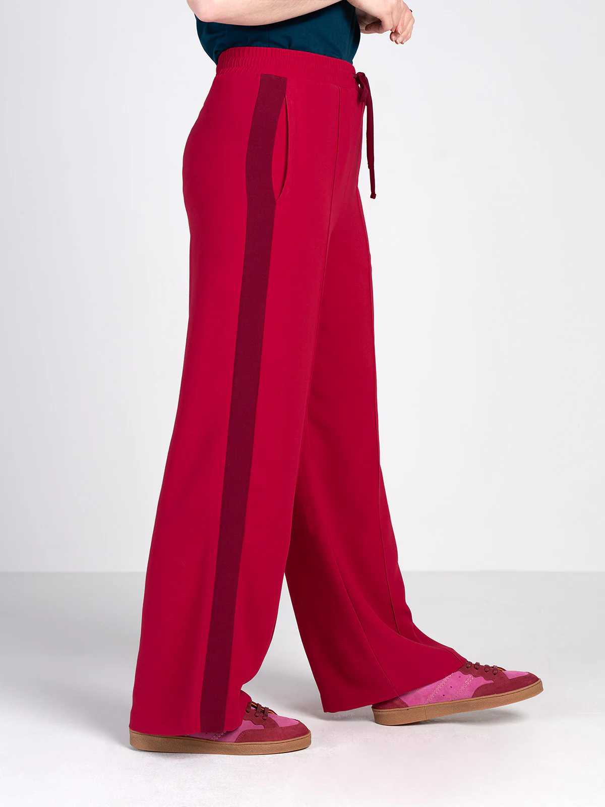 Side Stripe Trousers - Image 19