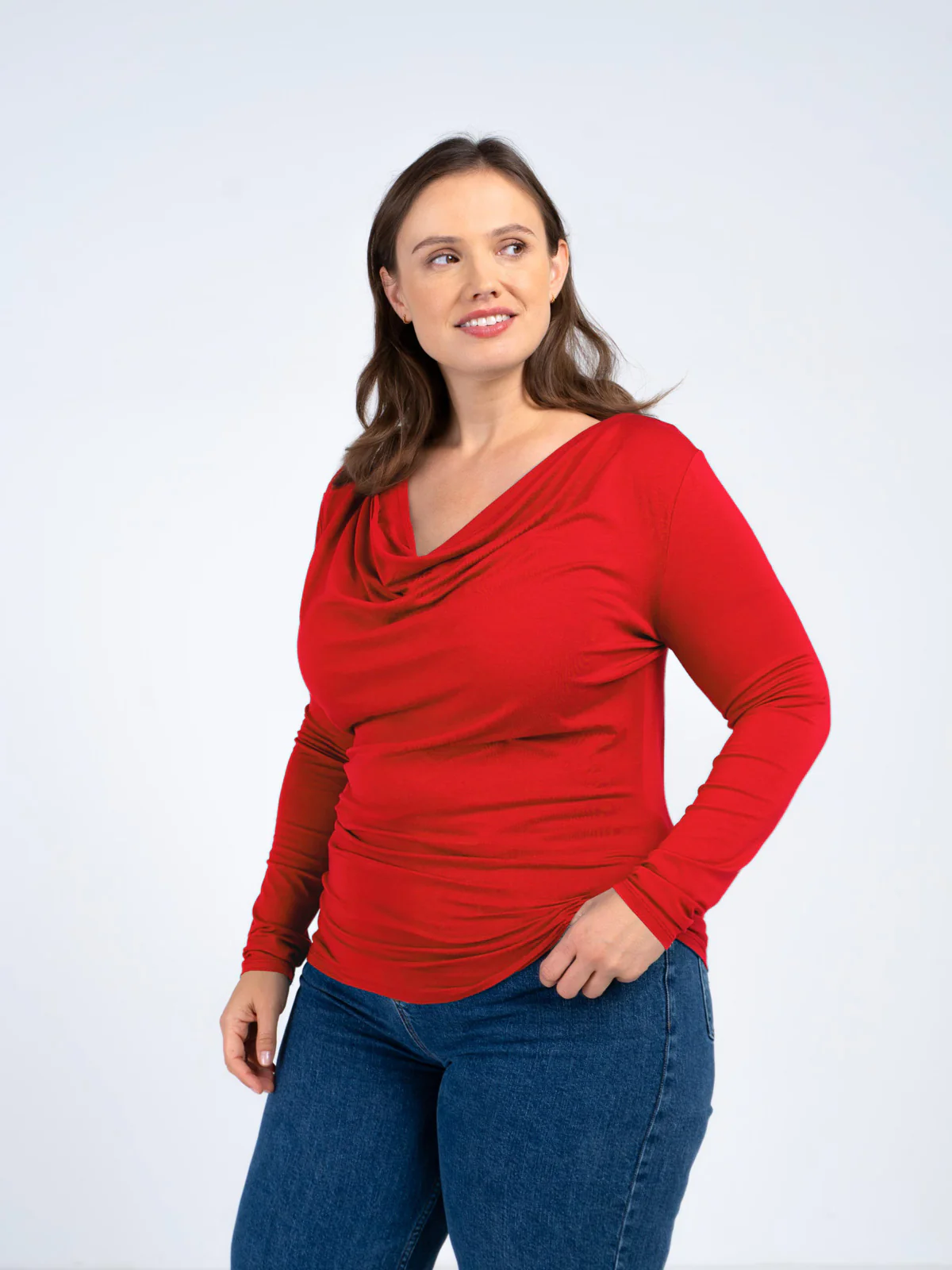 Silky Cowl Neck - Image 33