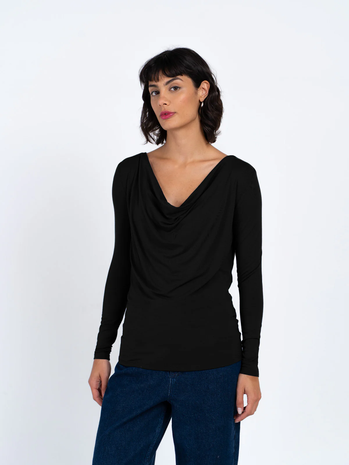 Silky Cowl Neck - Image 6