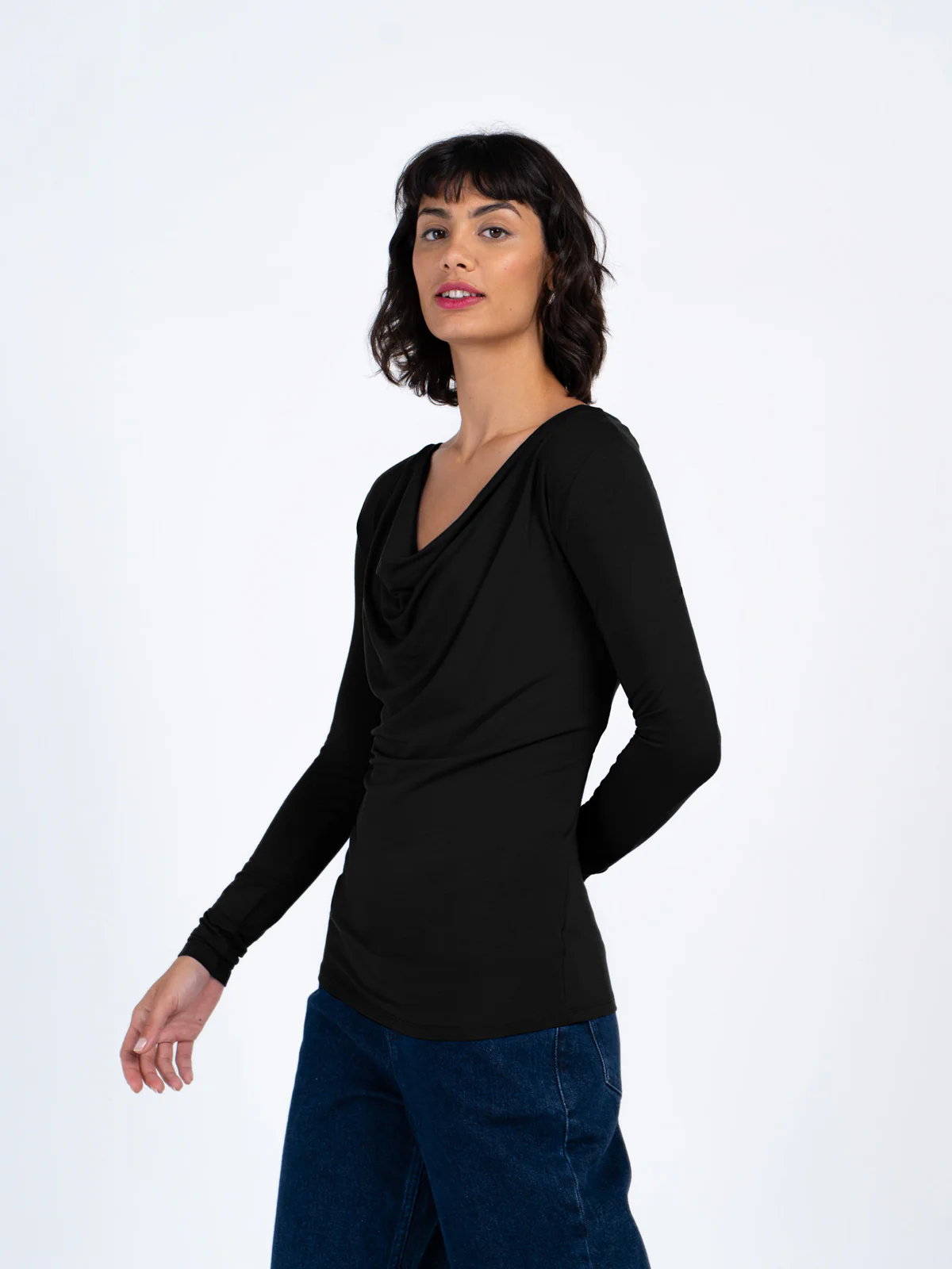 Silky Cowl Neck - Image 8