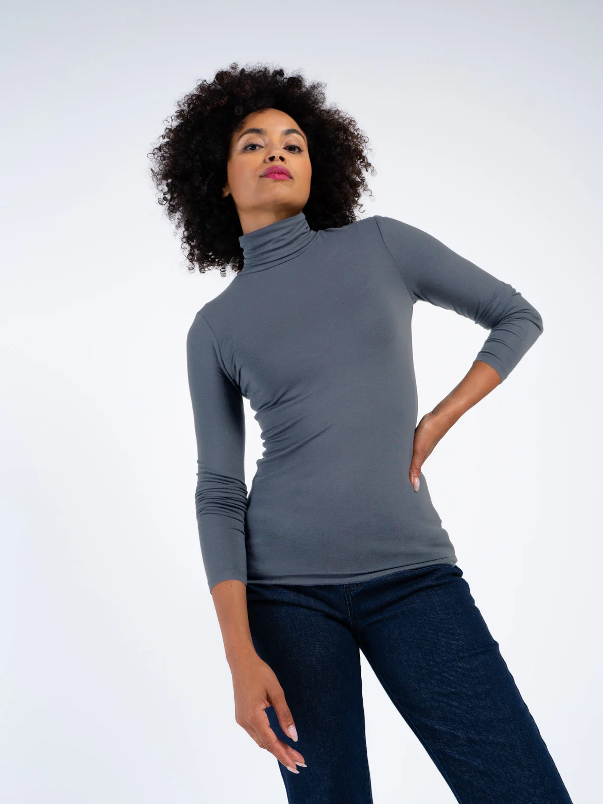Silky Roll Neck - Image 129