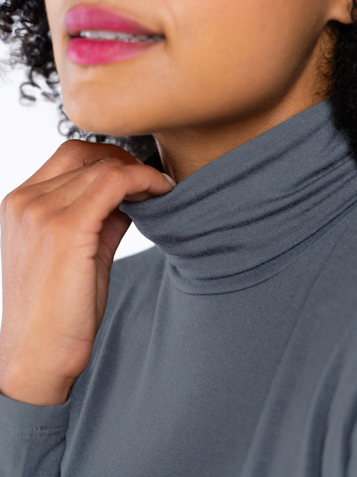 Silky Roll Neck - Image 130