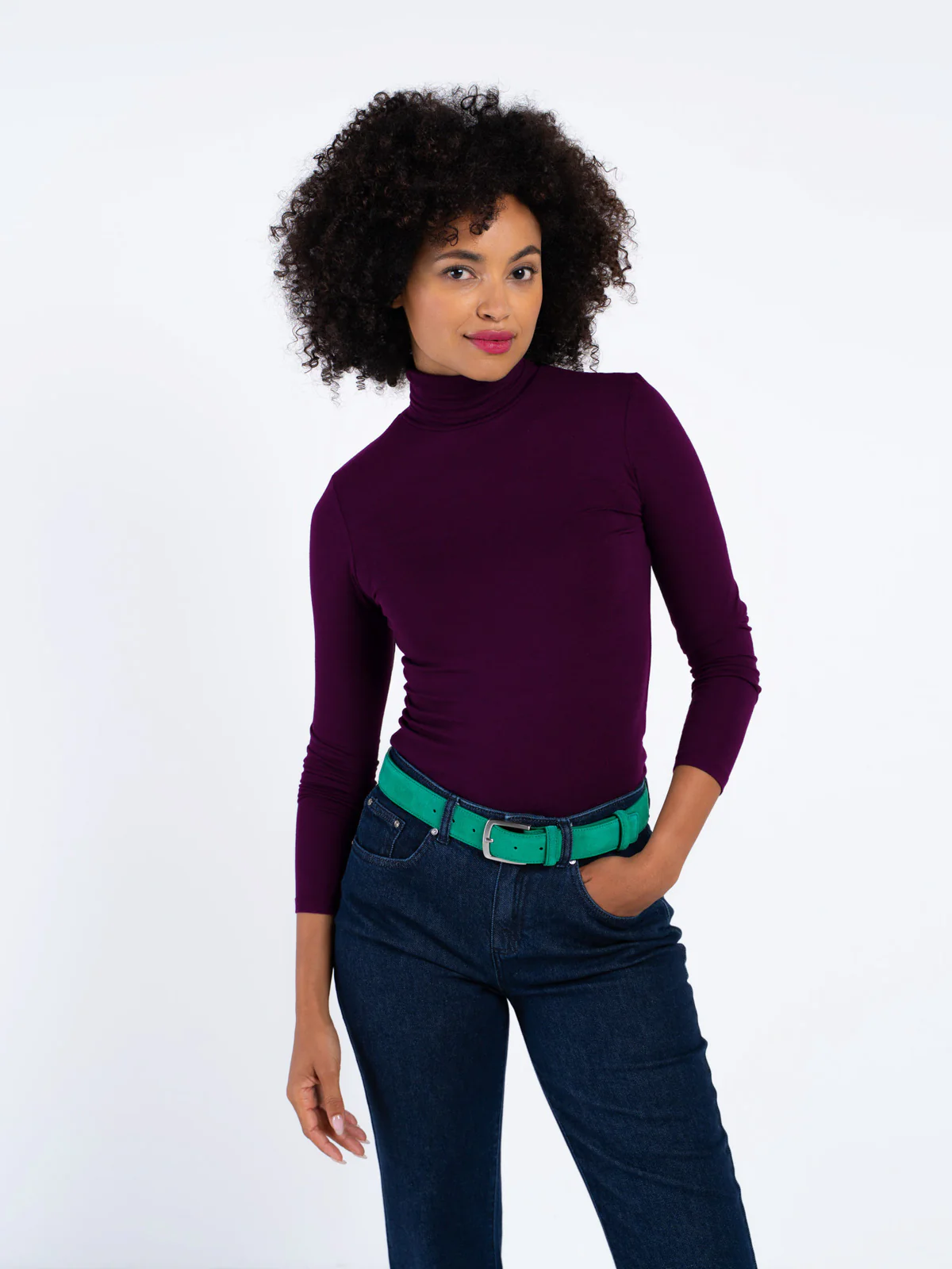 Silky Roll Neck - Image 27