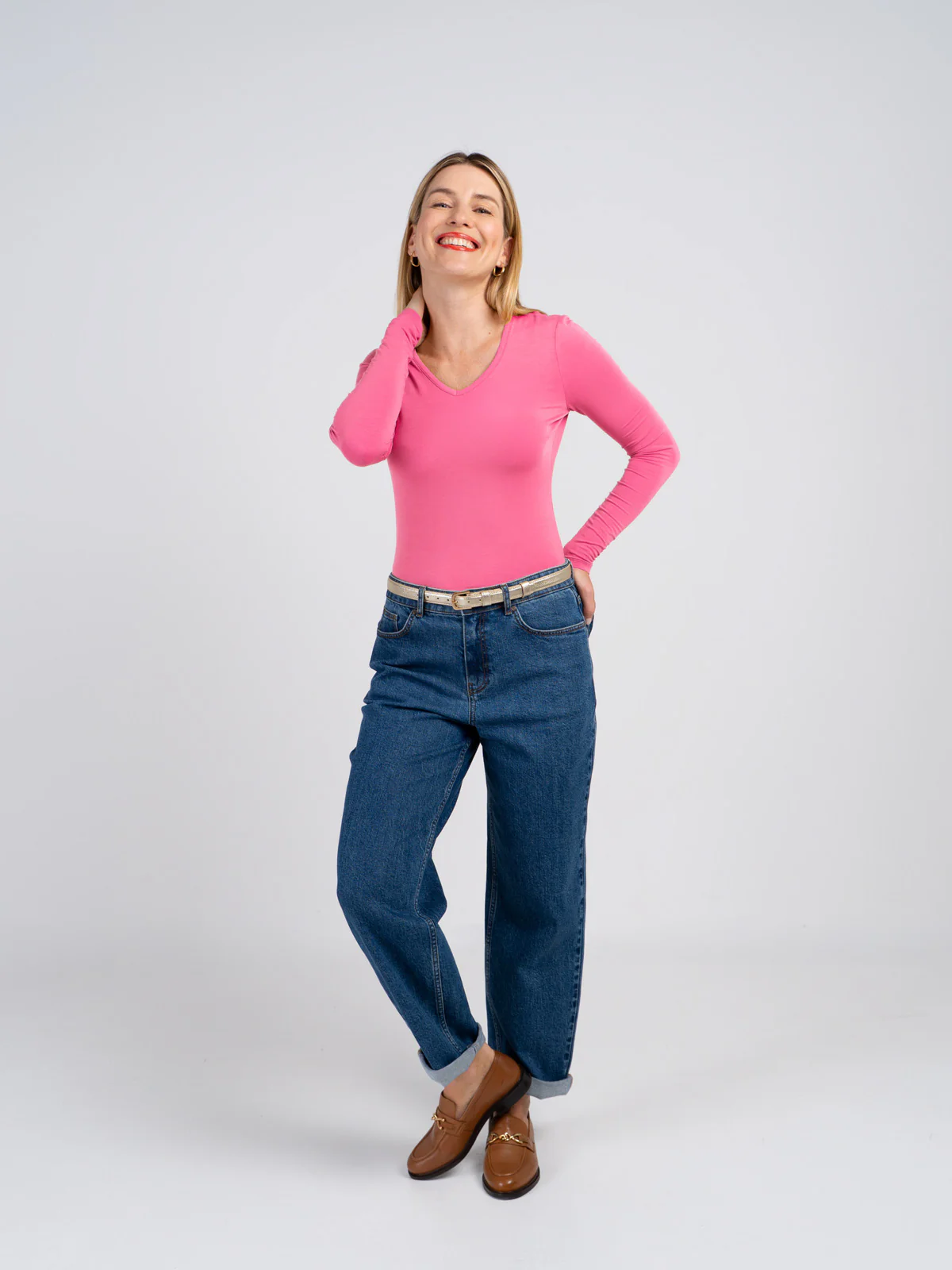 Silky V Neck - Image 34