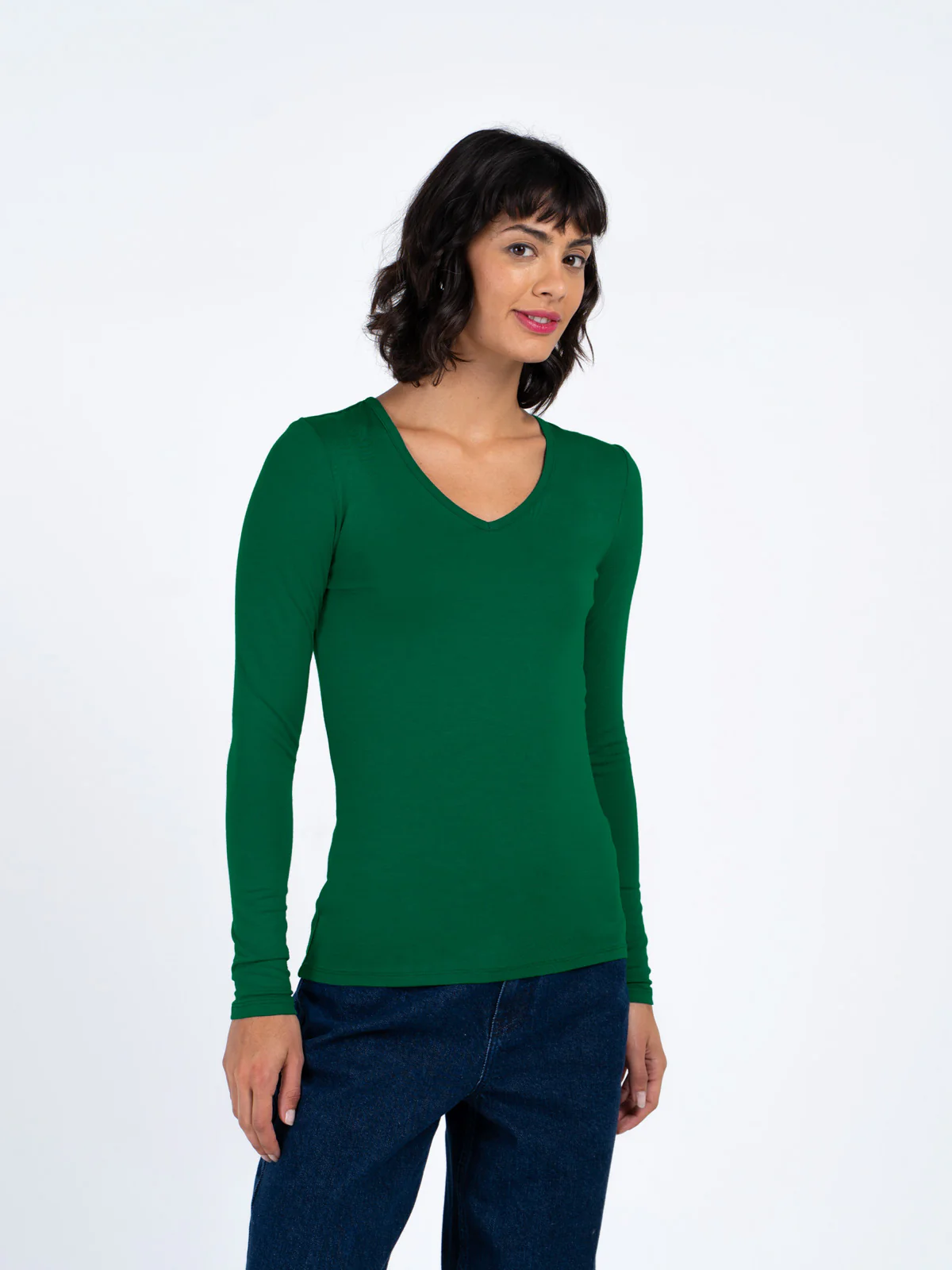 Silky V Neck - Image 6