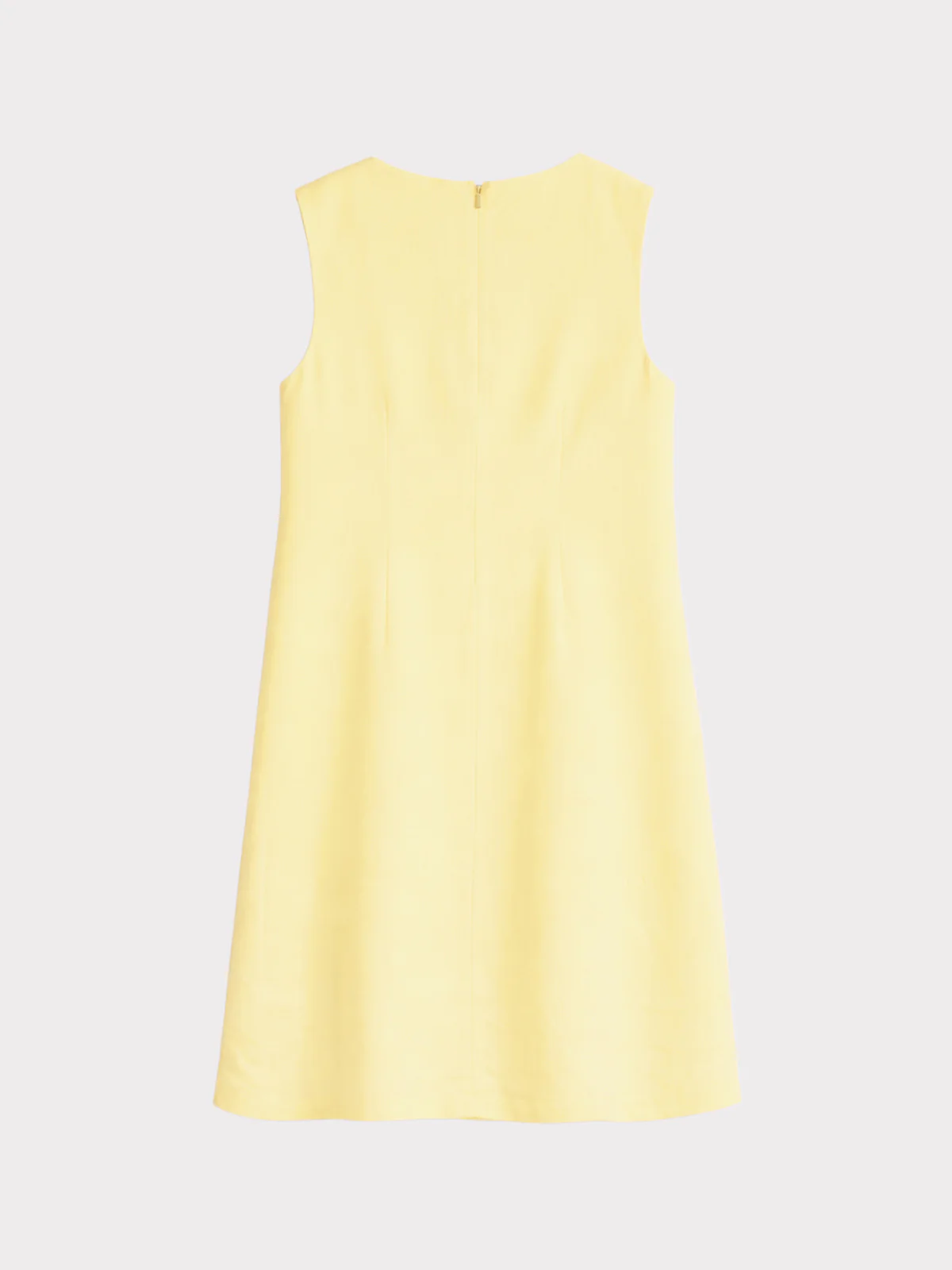 Sleeveless Linen Shift Dress - Image 21