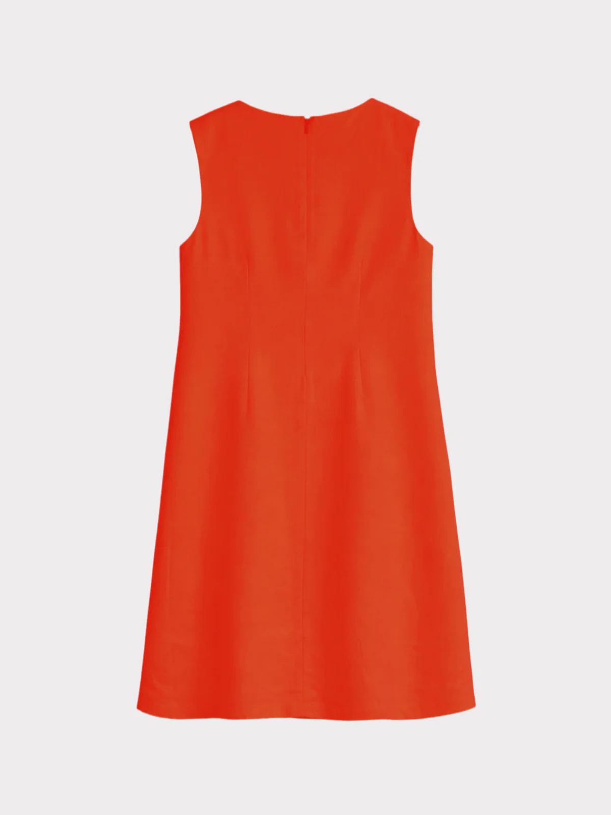 Sleeveless Linen Shift Dress - Image 4