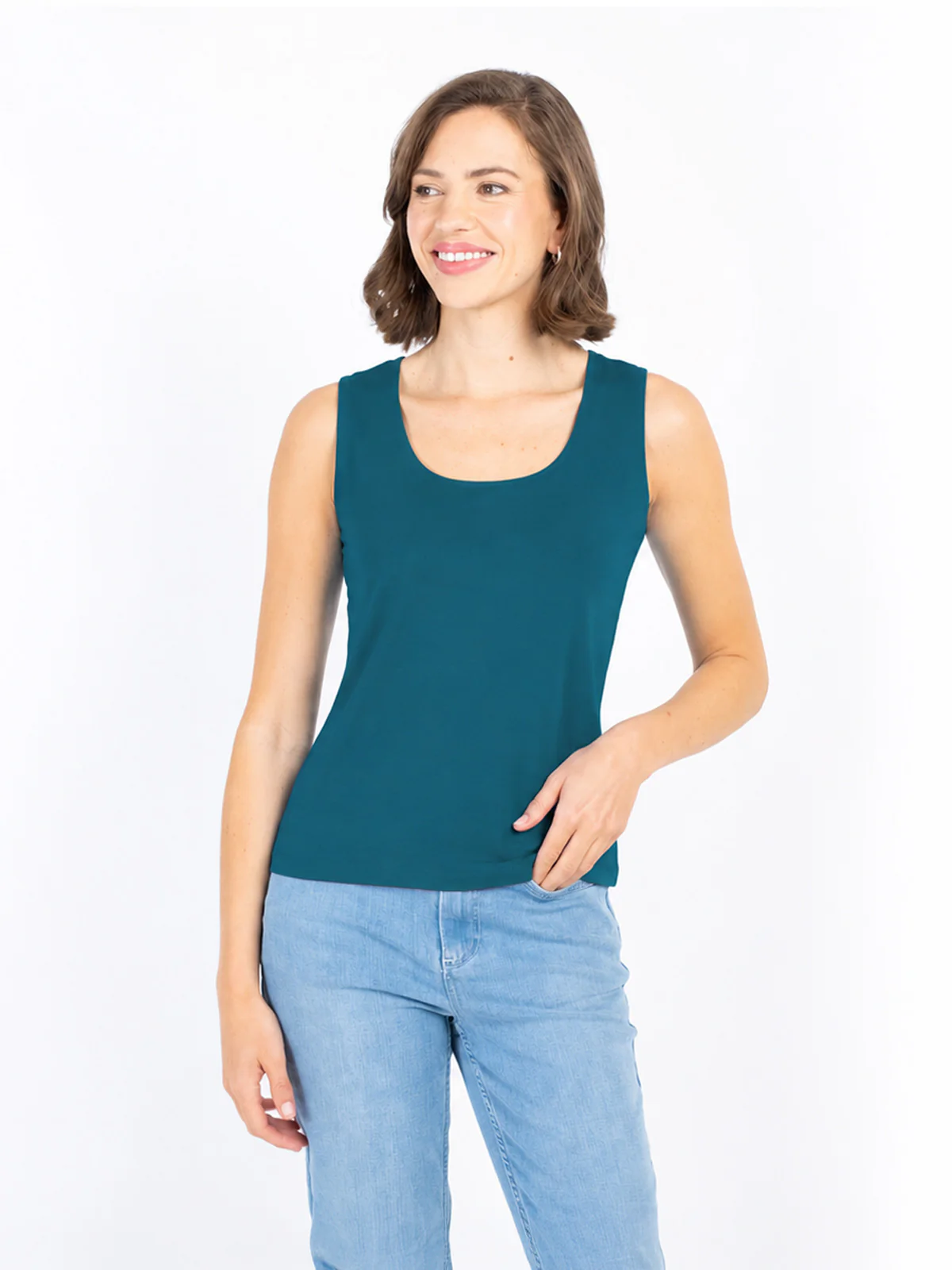 Sleeveless Soft Square Vest - Image 29