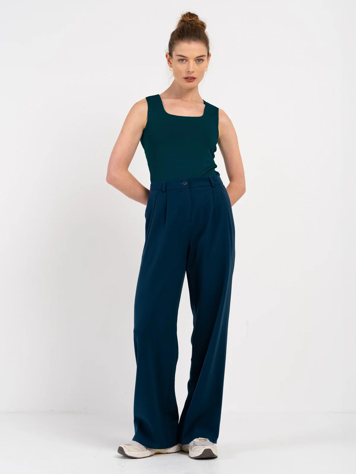Sleeveless Soft Square Vest - Image 35
