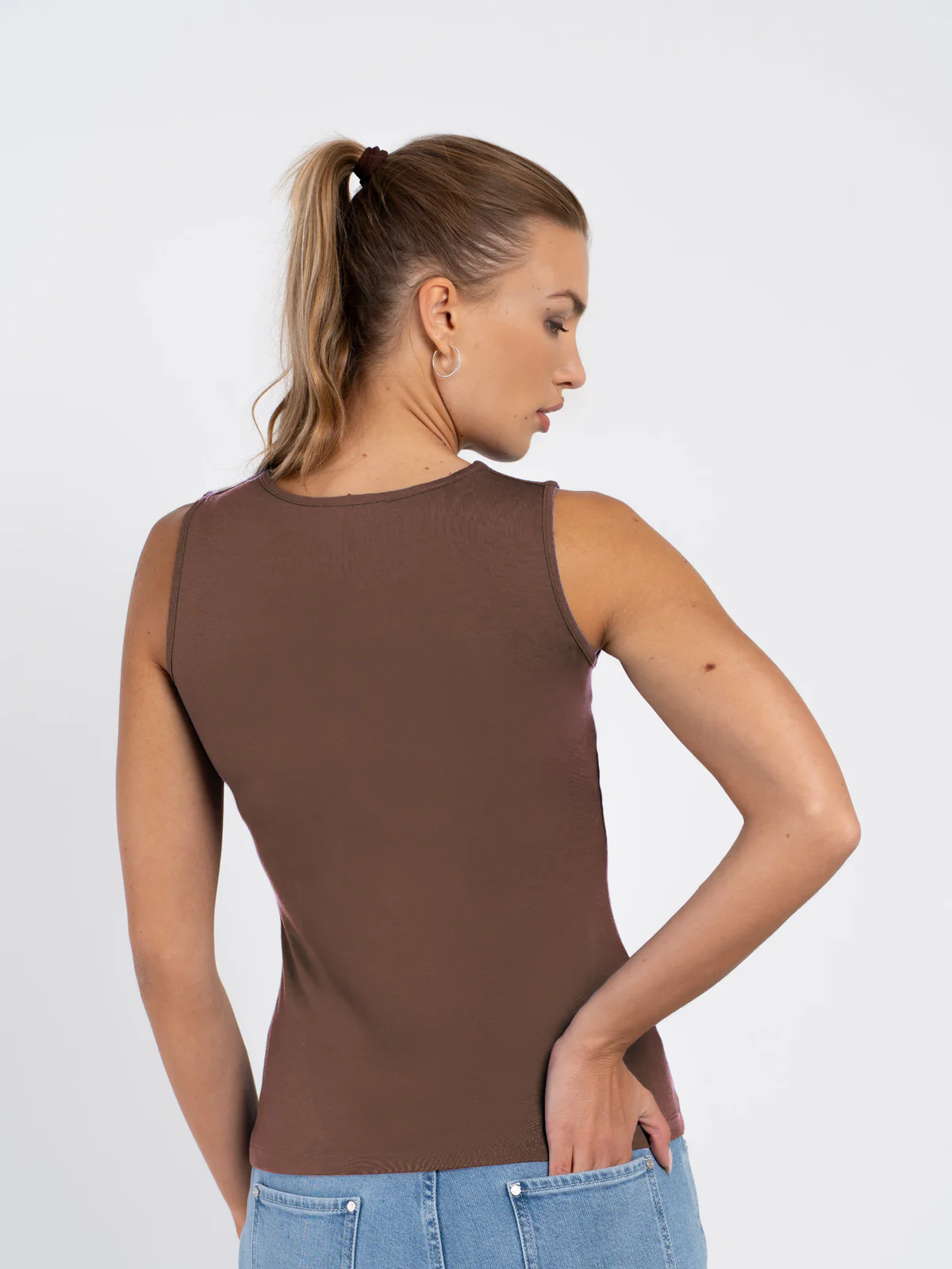 Sleeveless Soft Square Vest - Image 50