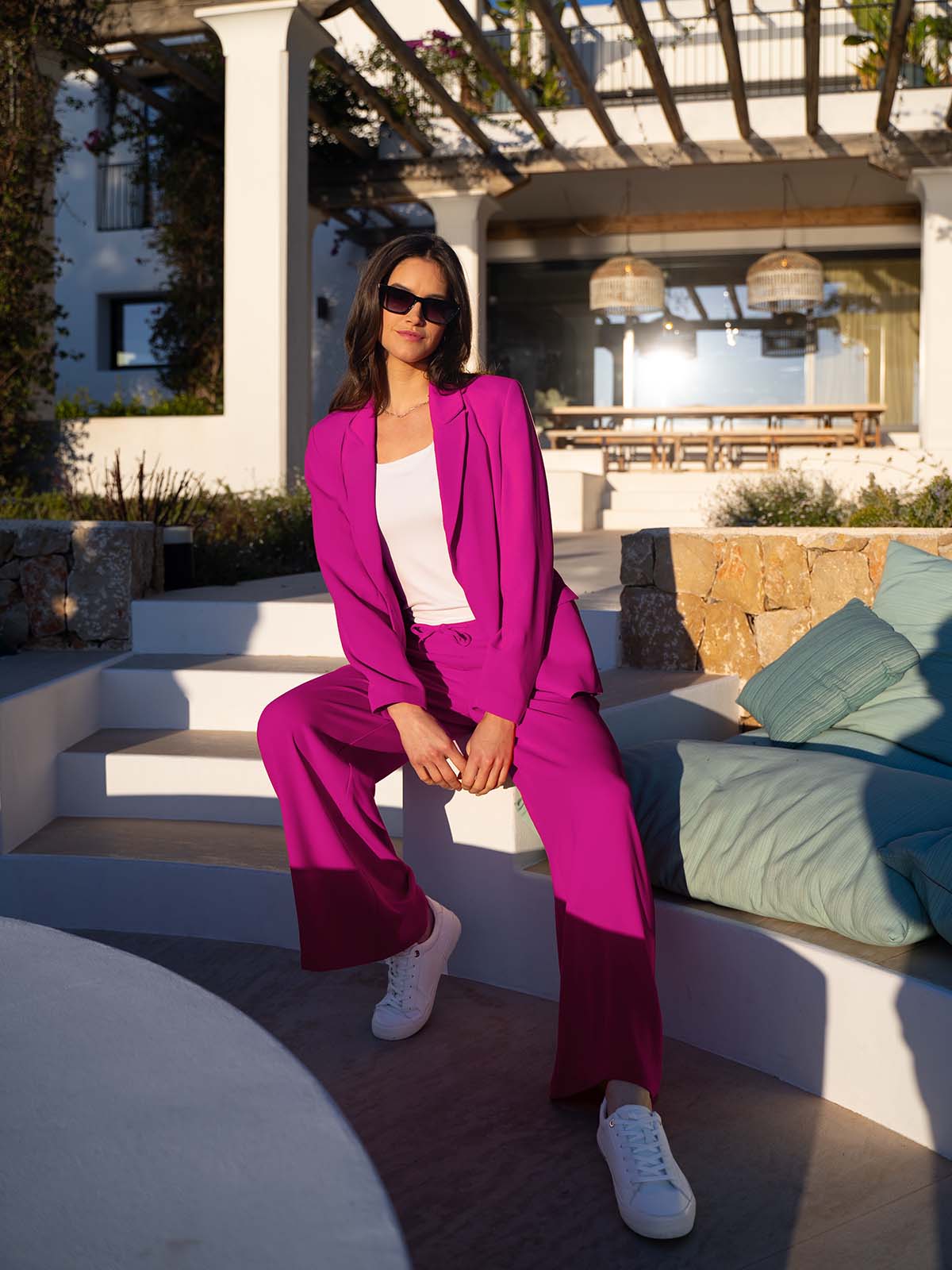 Soft Tailored Wide Leg Trouser - Image 2