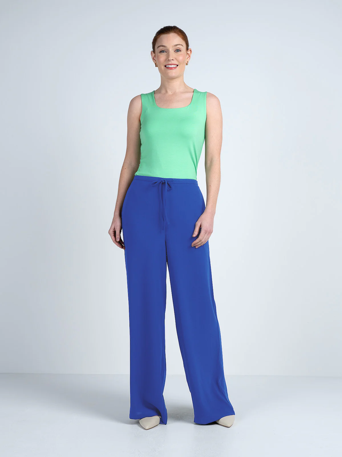 Soft Tailored Wide Leg Trouser - Image 5