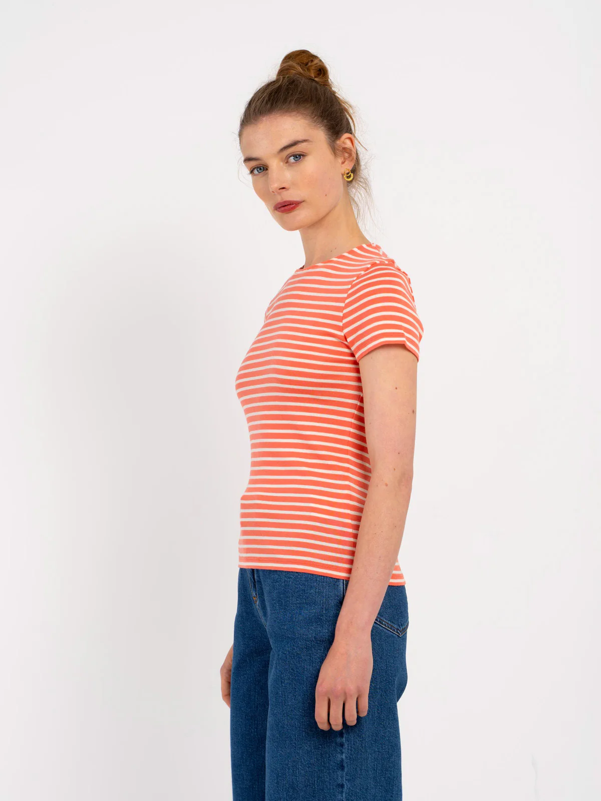 Stripey Crew Neck Tee - Image 11