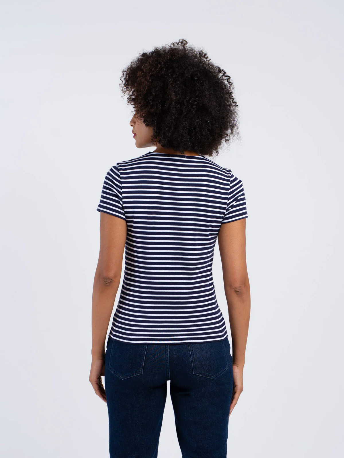 Stripey Crew Neck Tee - Image 16