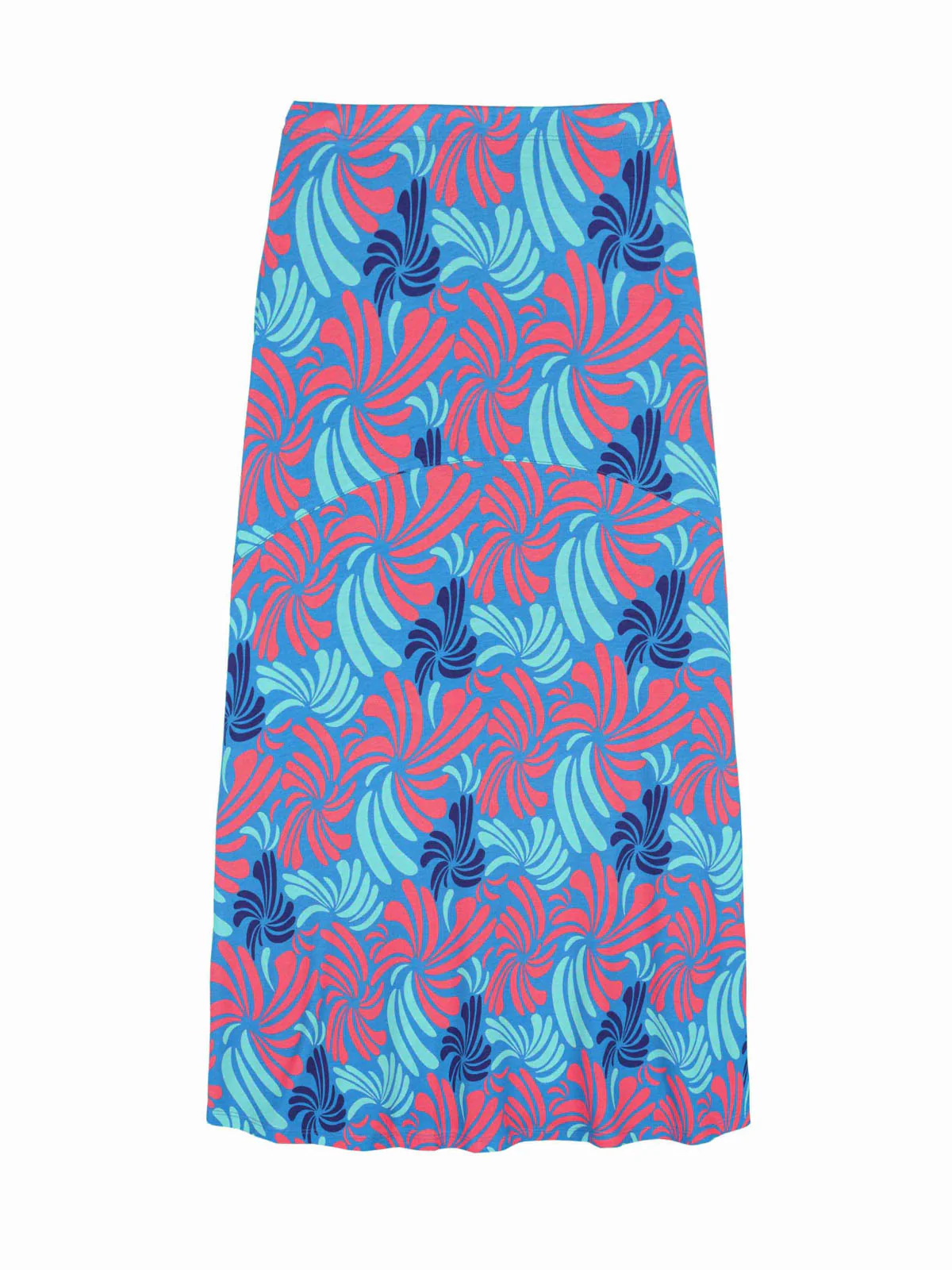 Swirl Print Maxi Skirt - Image 2