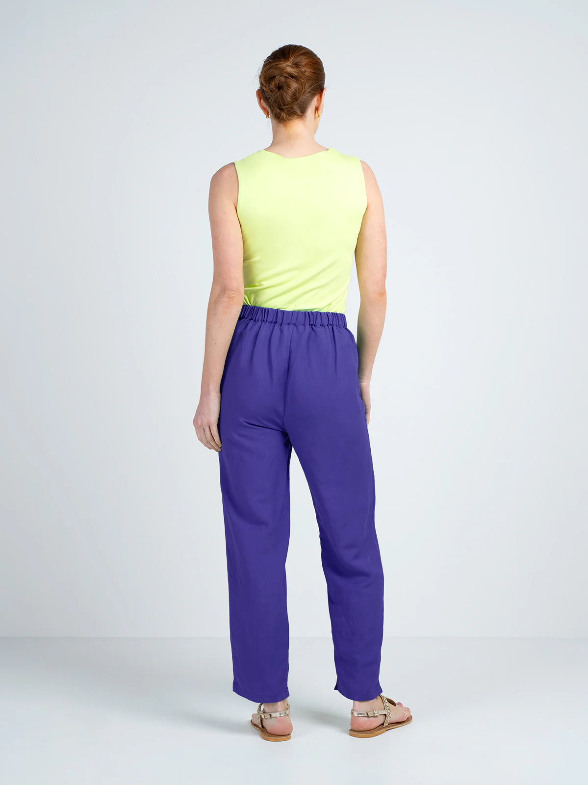 Tapered Linen Trousers - Image 7