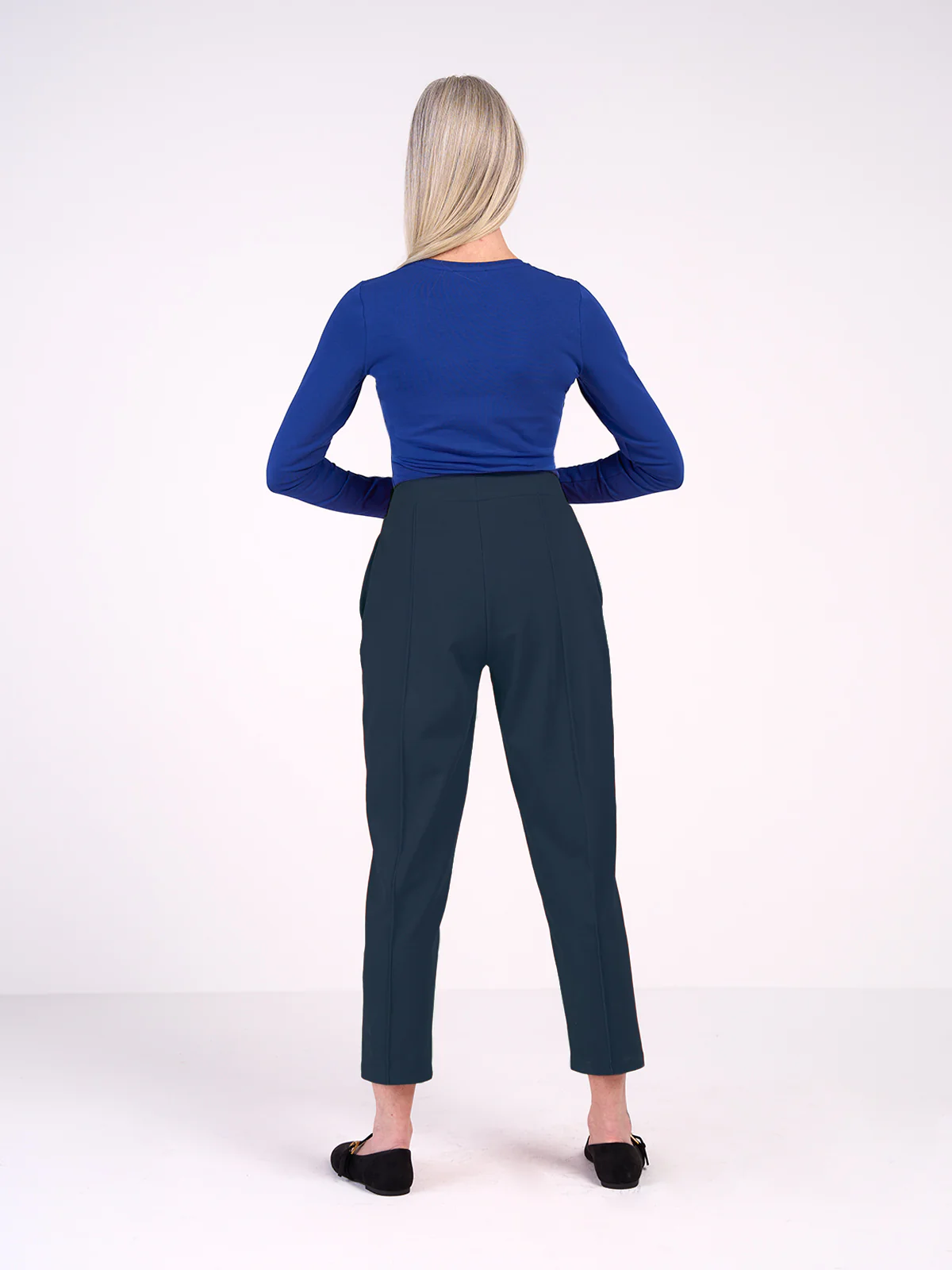 Tapered Pull On Ponte Trousers - Image 13