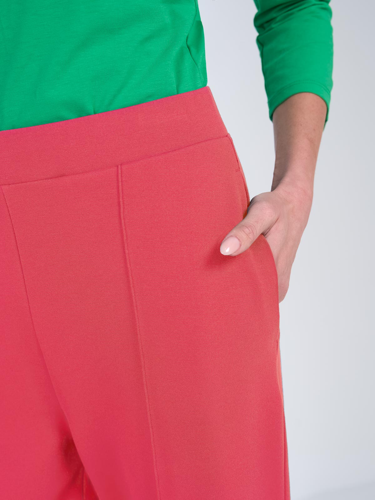 Tapered Pull On Ponte Trousers - Image 18