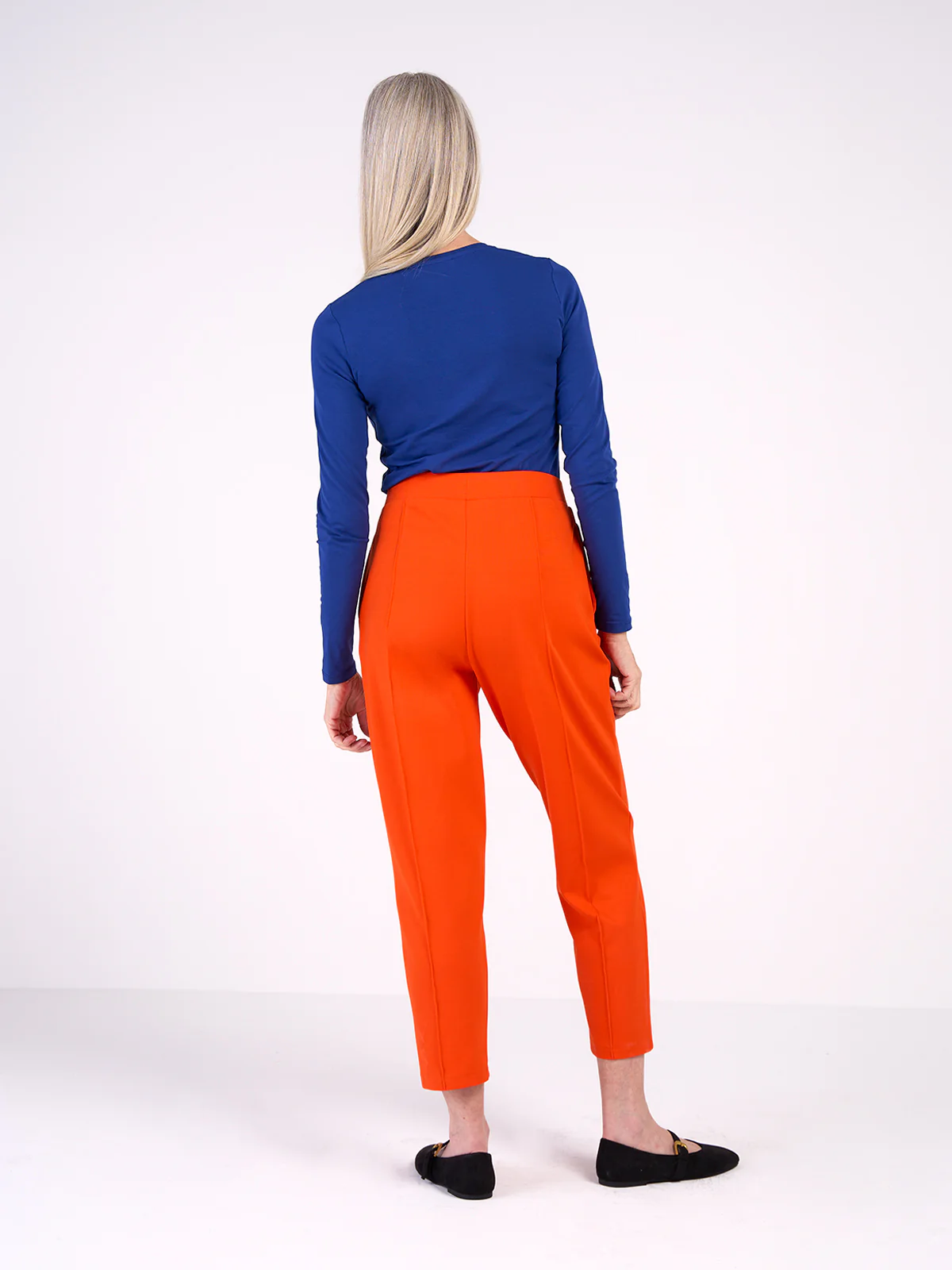 Tapered Pull On Ponte Trousers - Image 7