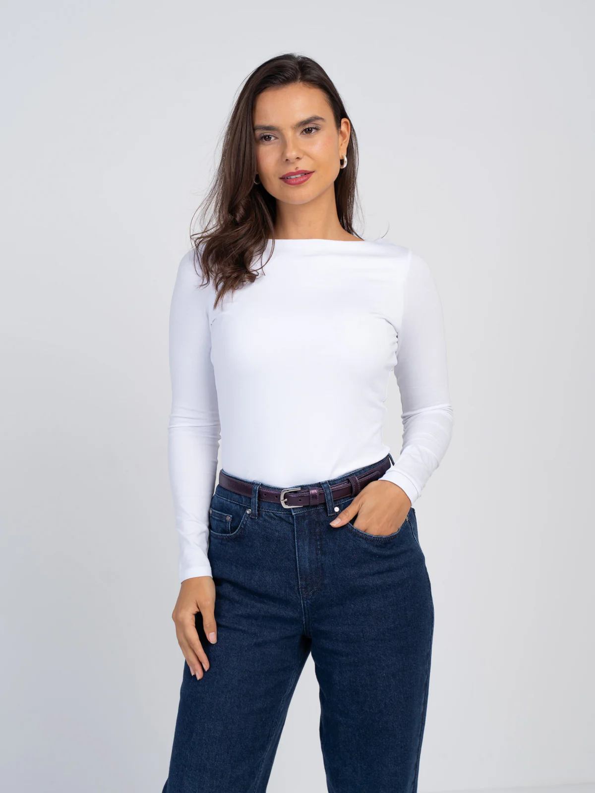 Taylor Metallic Skinny Belt