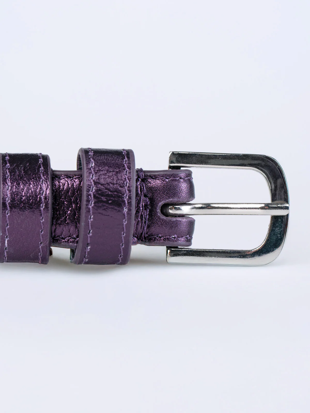 Taylor Metallic Skinny Belt - Image 5
