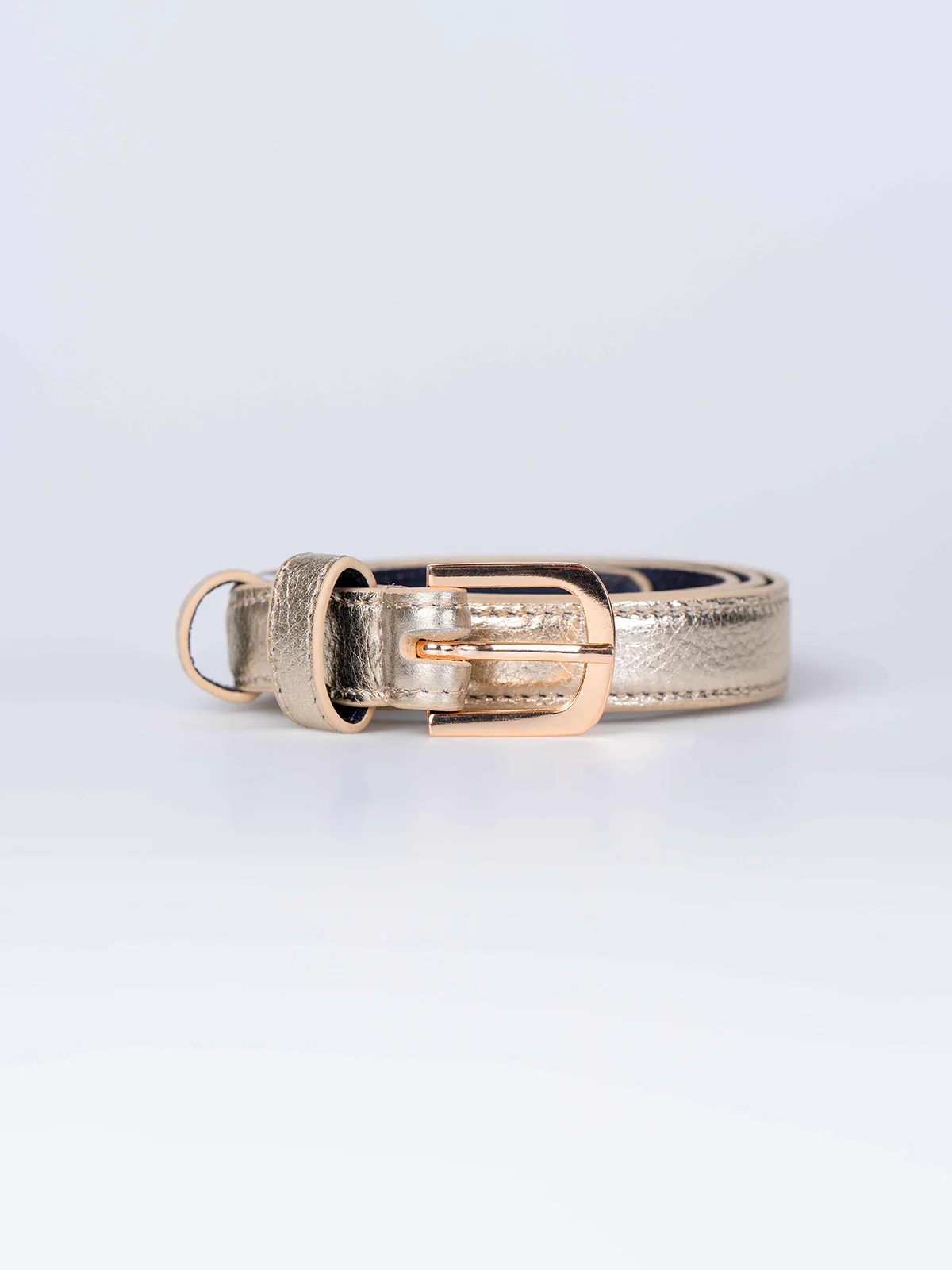 Taylor Metallic Skinny Belt - Image 6