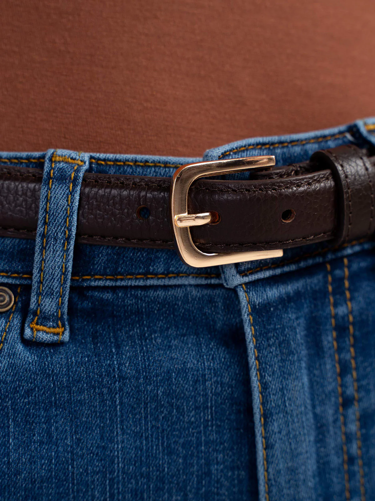 Taylor Skinny Leather Belt - Image 10