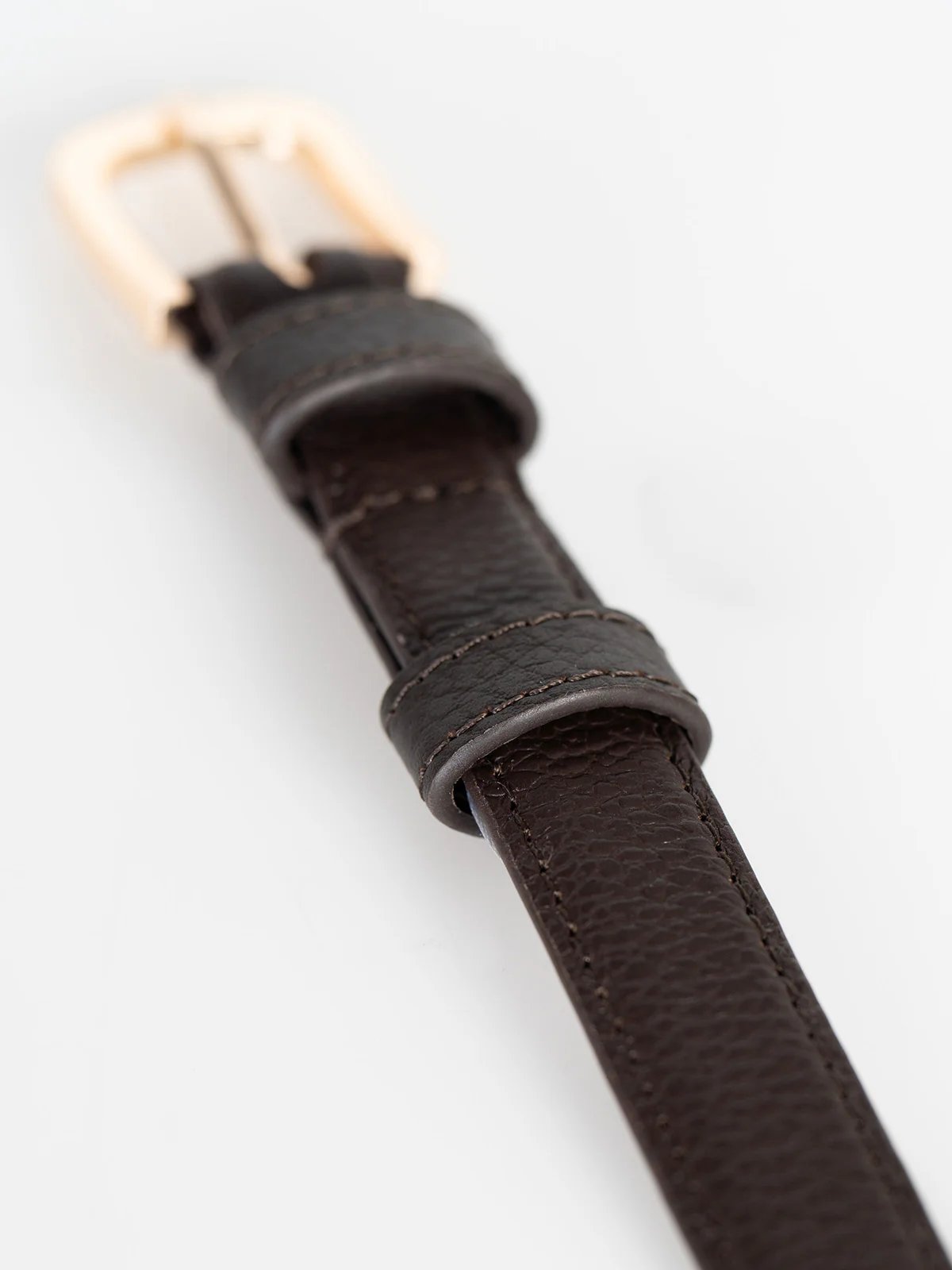 Taylor Skinny Leather Belt - Image 12