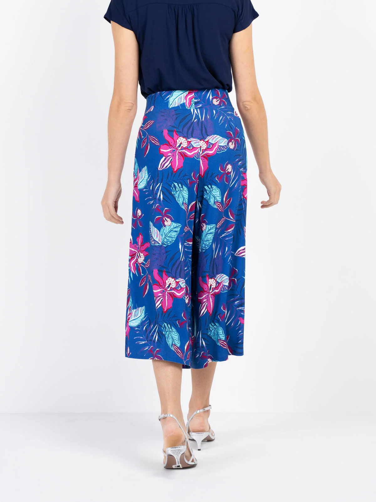 Tropical Printed Culottes - Image 17