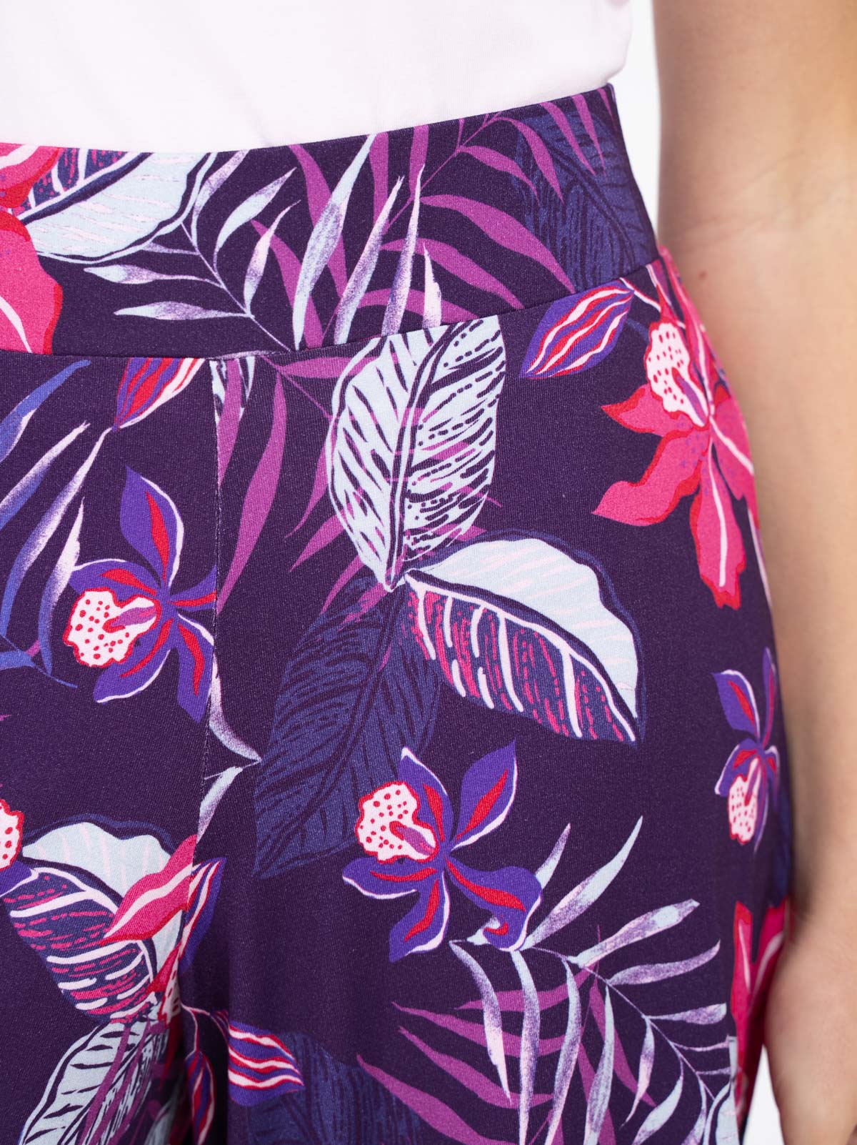 Tropical Printed Culottes - Image 7