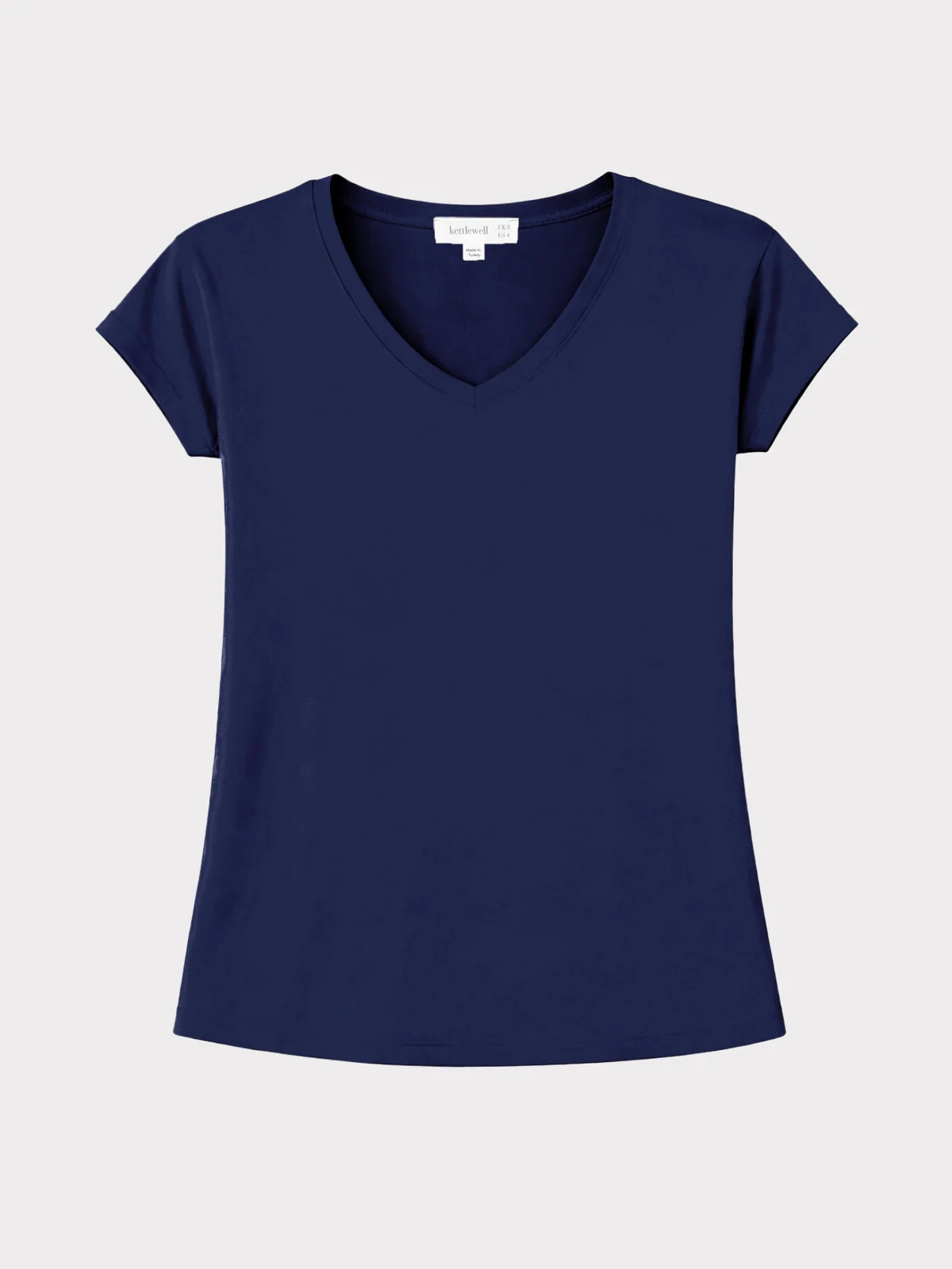 V Neck Short Sleeve Modal Top - Image 13