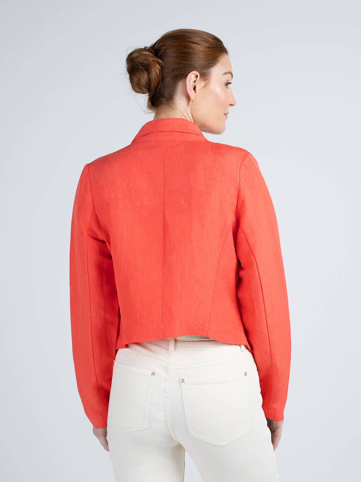Waterfall Linen Jacket - Image 11