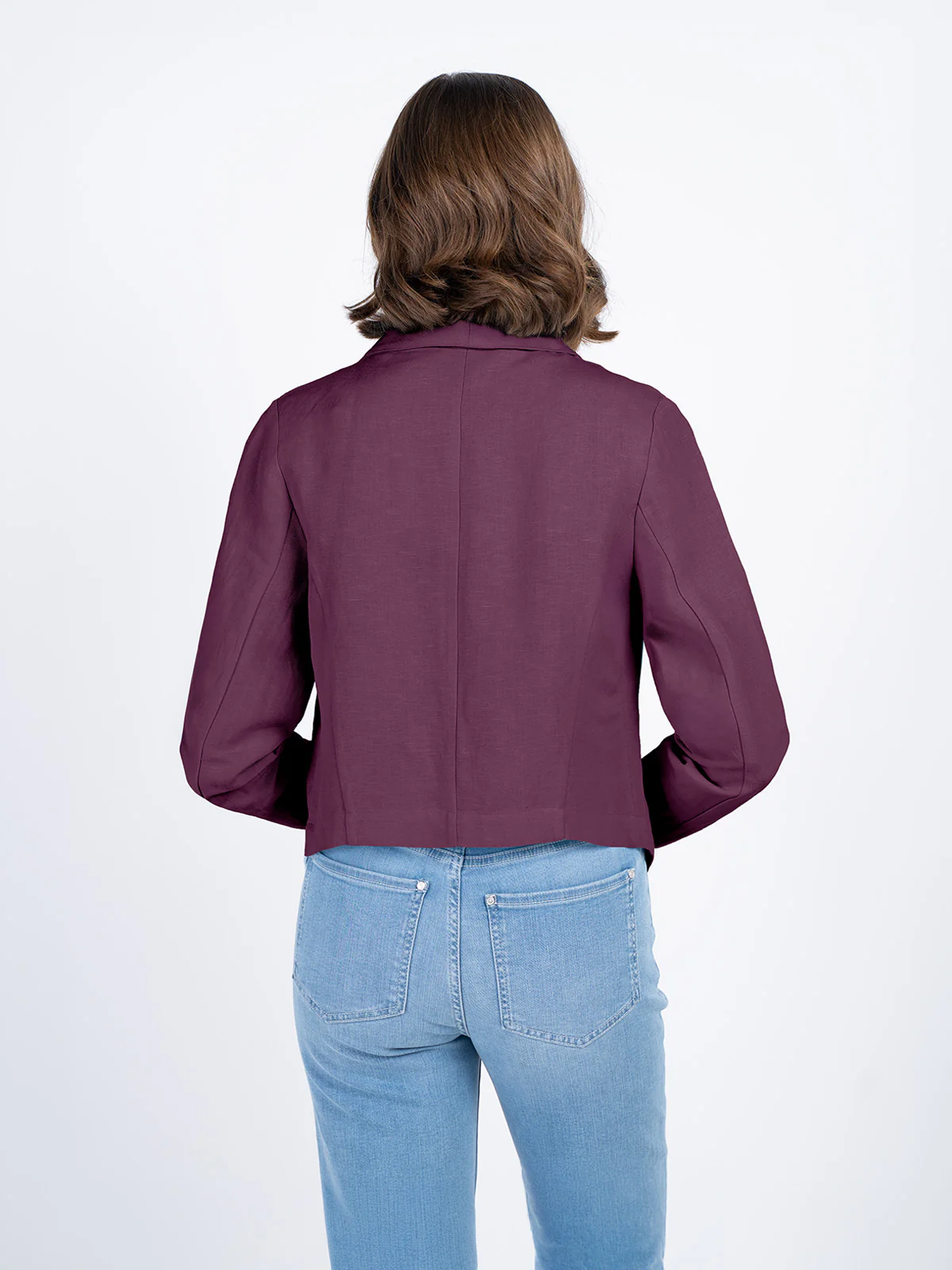 Waterfall Linen Jacket - Image 18