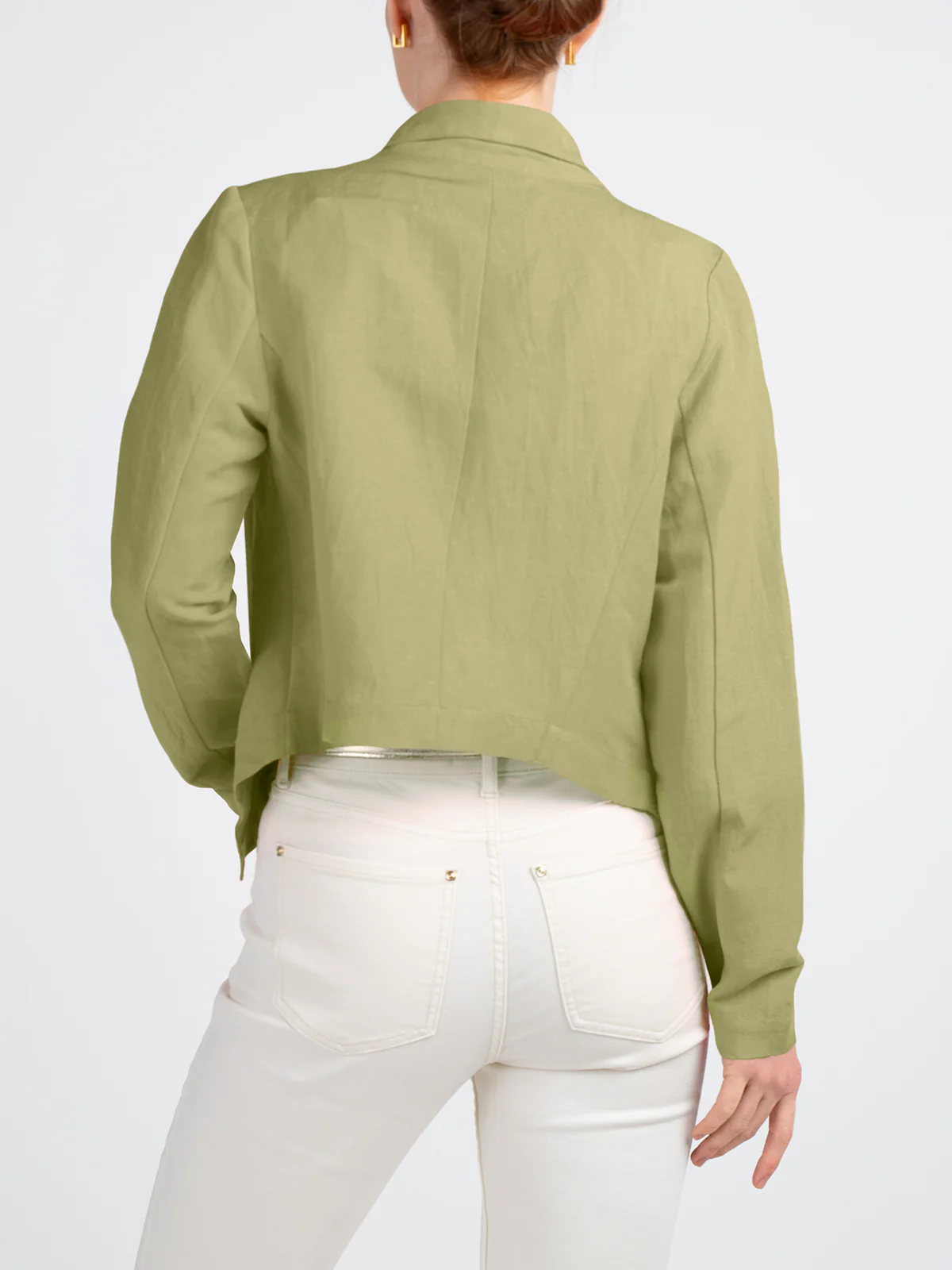 Waterfall Linen Jacket - Image 29