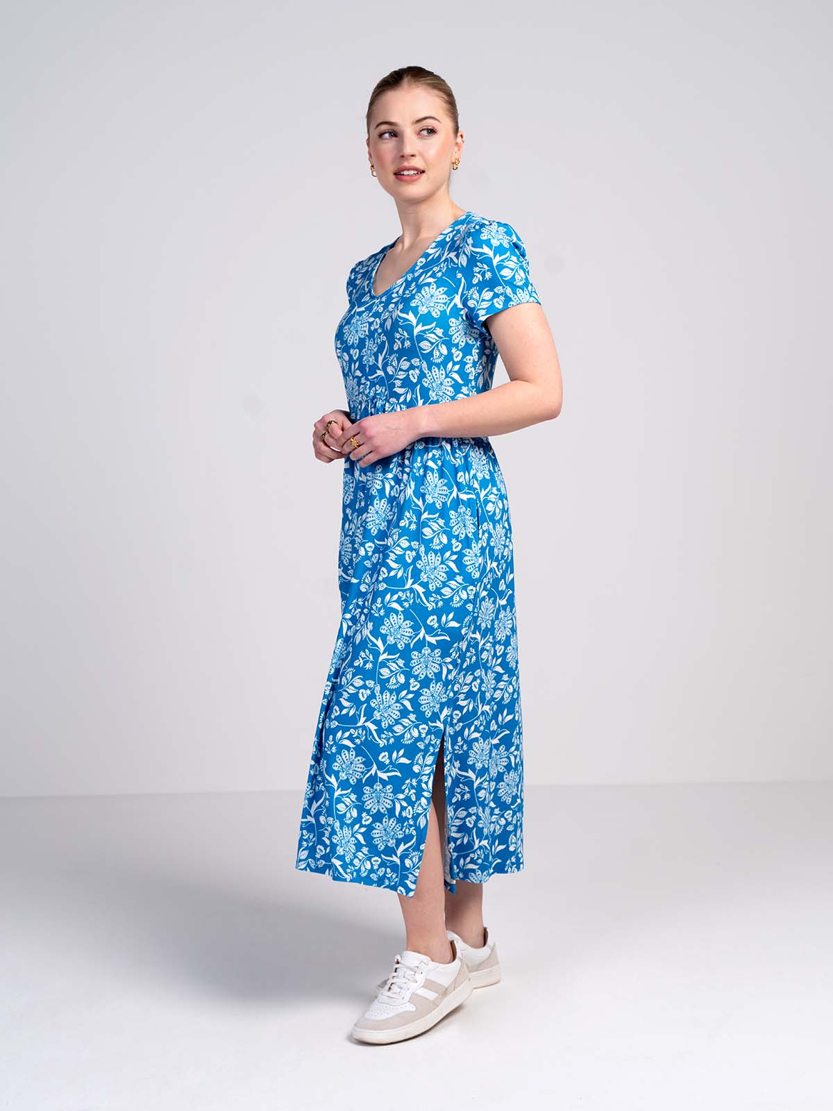 Western Printed Jersey Dress - Image 11