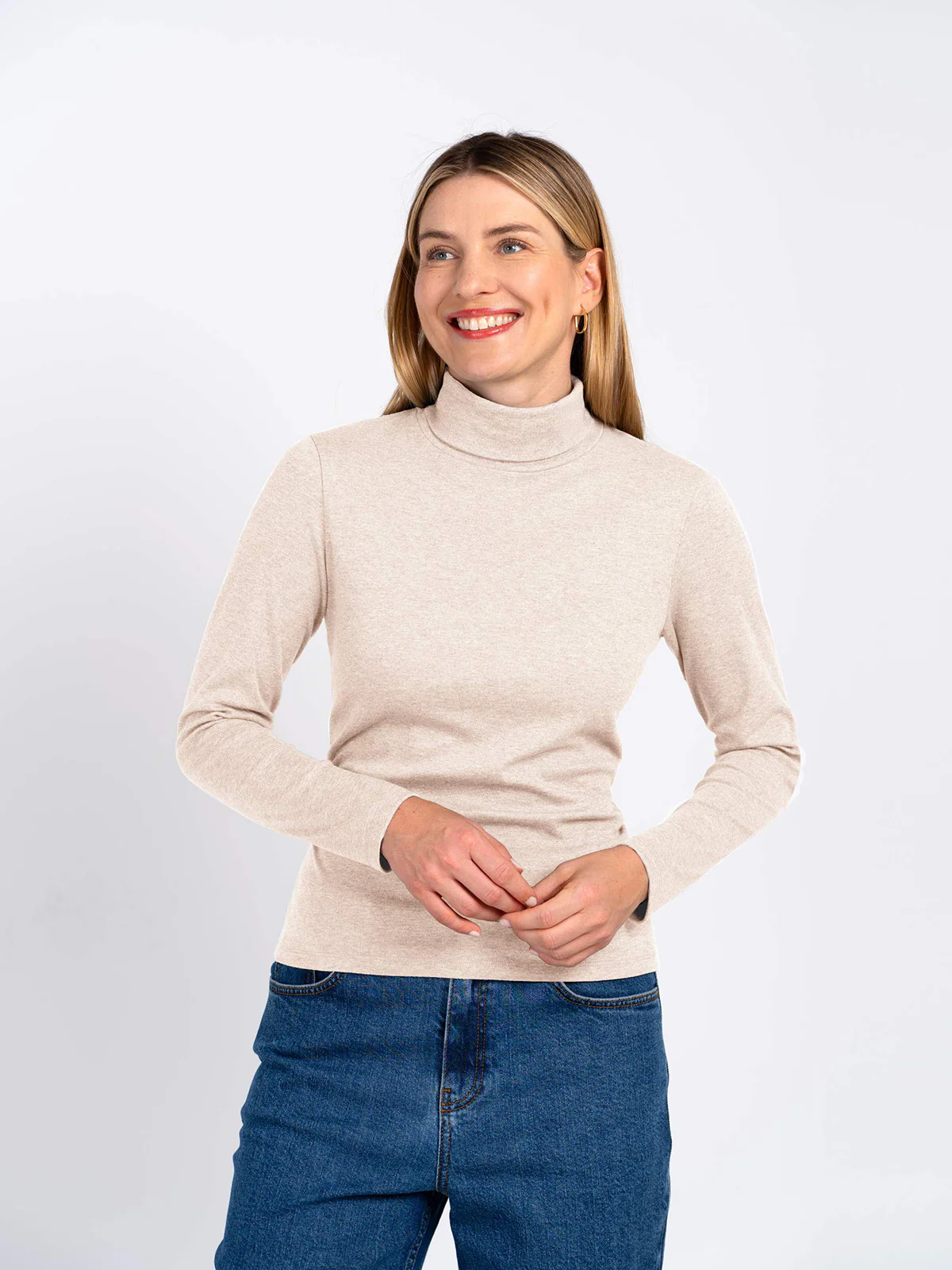 Wool Blend Roll Neck - Image 2