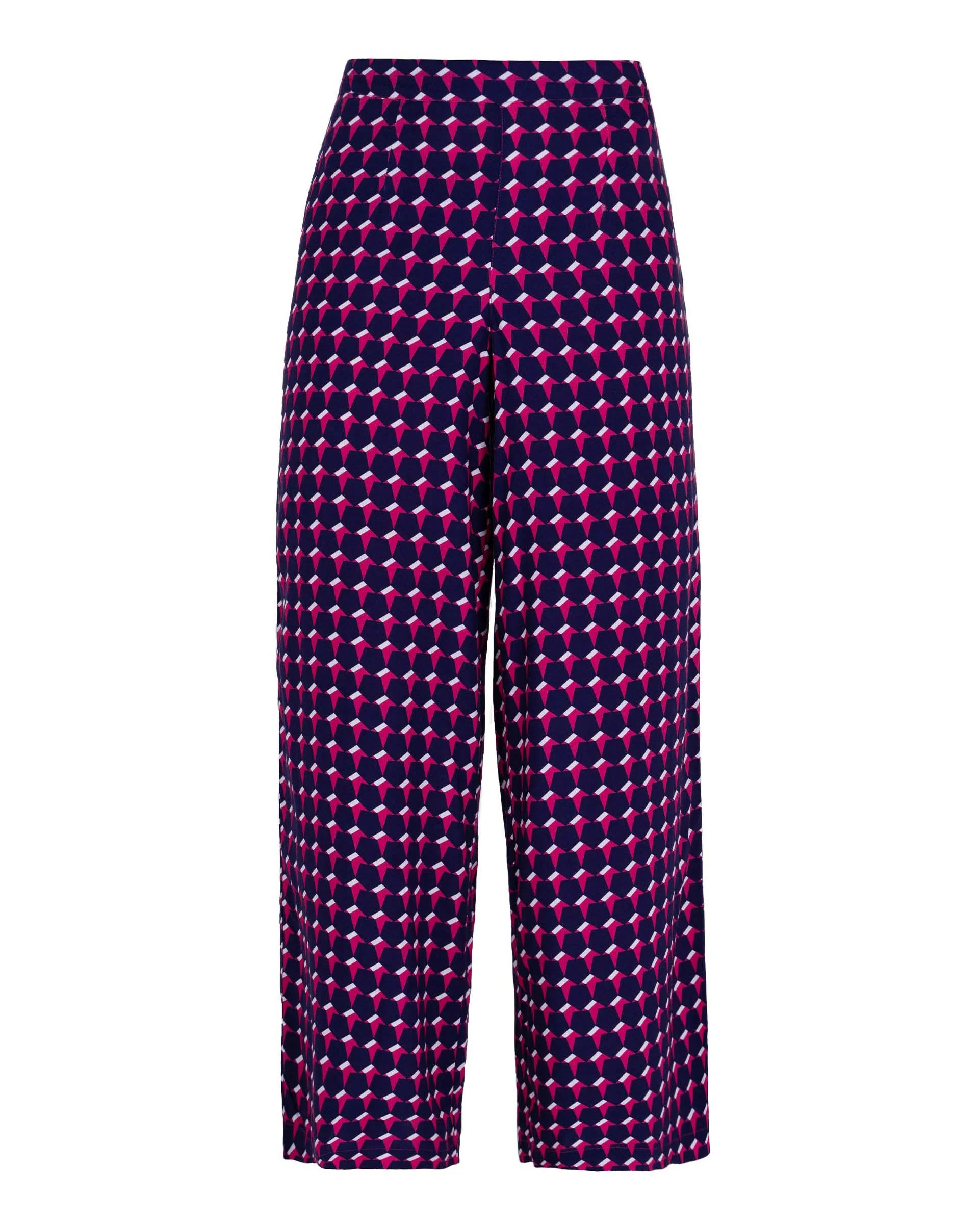 Woven Wide Leg Trousers - Image 3