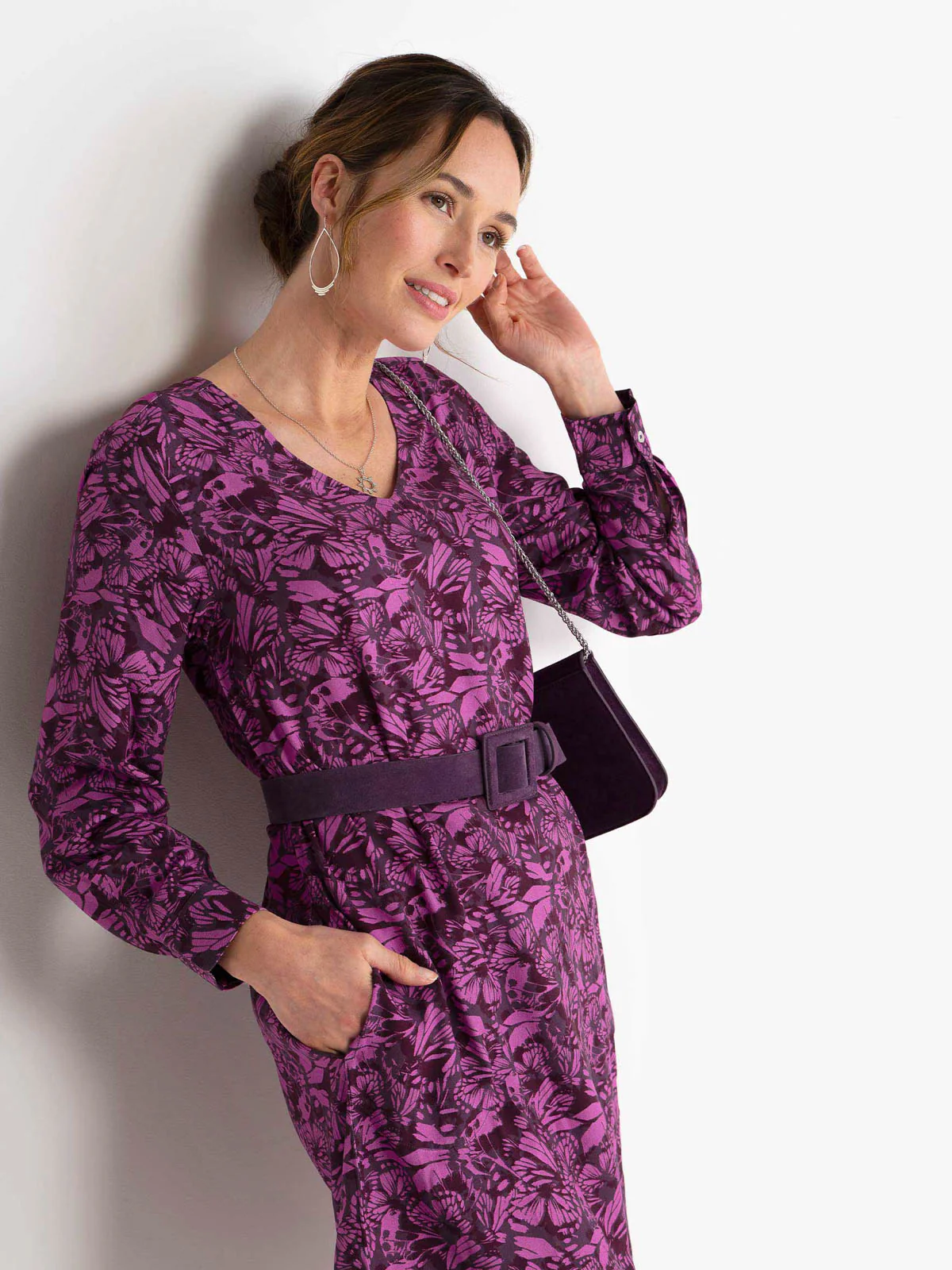 Zoe Print Dress - Image 7